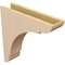 Ekena Millwork 5"W x 20"D x 20"H Thin Olympic Rough Cedar Woodgrain TimberThane Corbel, Primed Tan CORUR05X20X20OLYRCPR - alternate 6